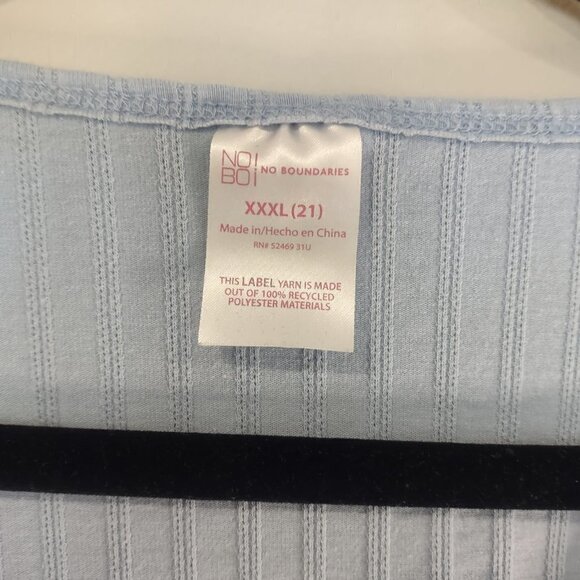 Women's Light Blue Short Sleeve Shirt Size XXXL - Picture 5 of 5